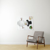 Teppiche Schneemann Wandteppich (Beispiel (Horizontal))