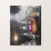 Teppiche zum Verkauf auf dem Markt Puzzle (Vertikal)