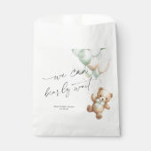 Teppichgrüne Vorwarte Moderne neutrale Babydusche Geschenktütchen (Vorderseite)