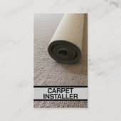 Teppichinstallationsprogramm Carpet Roll Visitenkarte (Vorderseite)
