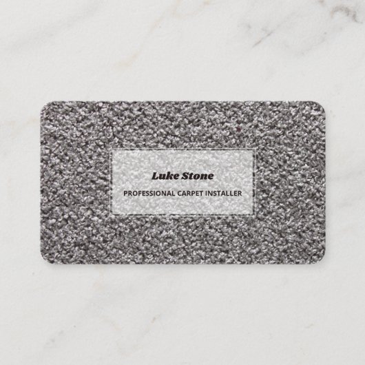 Teppichinstallationsprogramm Visitenkarte (Vorderseite)