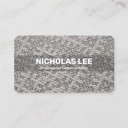 Teppichinstallationsprogramm Visitenkarte (Vorderseite)