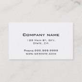 Teppichinstallationsprogramm Visitenkarte (Rückseite)