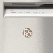 Teppichkaffee von Istanbul: Vintages Muster Magnet (In Situ (Geschirrspüler))