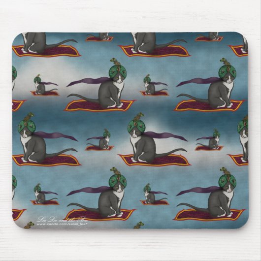 Teppichkat, gemusterte Mousepad (Vorne)