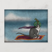 Teppichkat, Postkarte (Vorderseite)