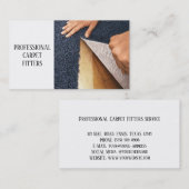 Teppichleger-Service-Profi Visitenkarte (Vorne/Hinten)