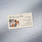 Teppichmagnete für moderne Visitenkarten Magnetische Visitenkarte (Beispiel)