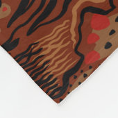 Teppichmuster Fleecedecke (Ecke)