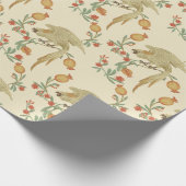 Teppichpapier für Cockatoo- und Granatapfelmuster Geschenkpapier (Ecke)