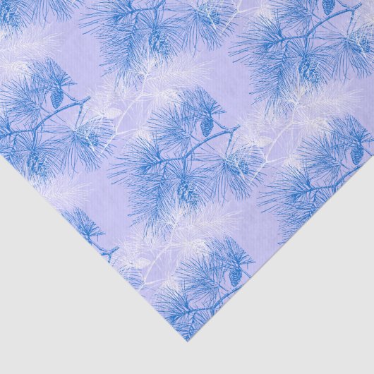 Teppichpapier für den weißen Kiefernwald Seidenpapier (Ausschnitt)