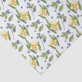 Teppichpapier für gelbe Früchte und Blaubeeren Seidenpapier (Ausschnitt)