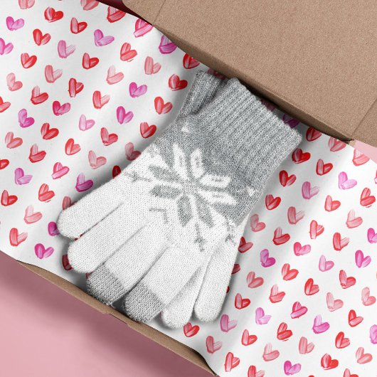 Teppichpapier für rote und rosa Wasserfarben Seidenpapier