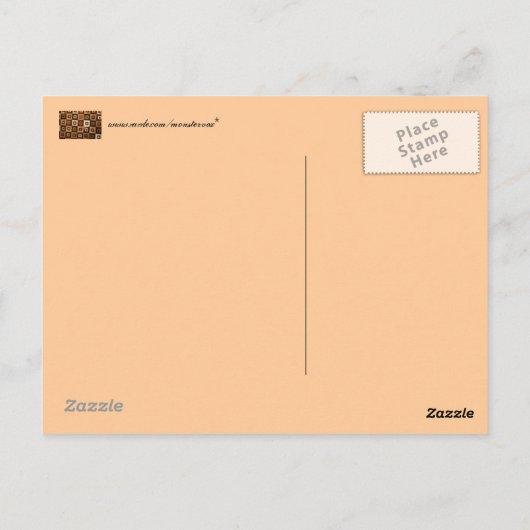 Teppichpostkarte Postkarte (Rückseite)