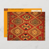 Teppichpostkarte Postkarte (Vorne/Hinten)