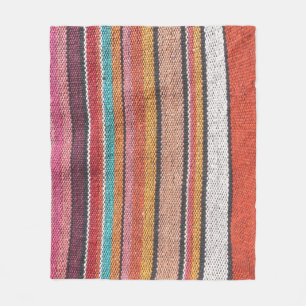 Teppichreichtum: Mexikanisch-peruanische Texturen Fleecedecke