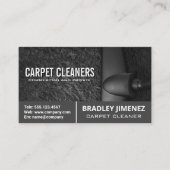 Teppichreiniger | Abspannmaschine Visitenkarte (Vorderseite)