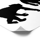 Teppichreiniger-Scheuerschleifgeschirr Poster (Ecke)