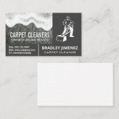 Teppichreiniger | Teppichmuschel | Seifenspulen Visitenkarte (Vorne/Hinten)