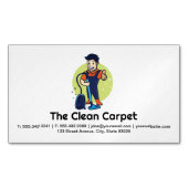 Teppichreiniger | Zuhause-Services Magnetische Visitenkarte (Vorderseite)