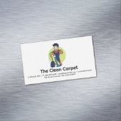 Teppichreiniger | Zuhause-Services Magnetische Visitenkarte (Beispiel)