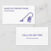 Teppichreinigung Beruflich Visitenkarte (Vorne/Hinten)