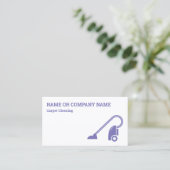 Teppichreinigung Beruflich Visitenkarte (Stehend Vorderseite)