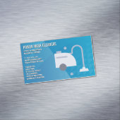 Teppichreinigung | Dampfvakuum Magnetische Visitenkarte (Beispiel)