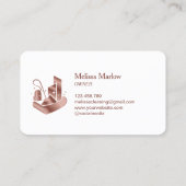 Teppichreinigung, Fußbodenreinigung, Rucksack Visitenkarte (Rückseite)