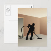Teppichreinigung Postkarte (Vorne/Hinten)