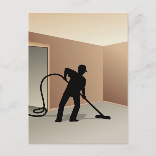 Teppichreinigung Postkarte (Vorderseite)