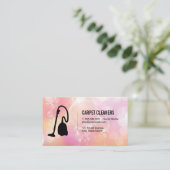 Teppichreinigung | Seifenblasen Visitenkarte (Stehend Vorderseite)