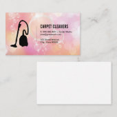 Teppichreinigung | Seifenblasen Visitenkarte (Vorne/Hinten)
