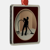 Teppichreinigung Silbernes Ornament (Rechts)