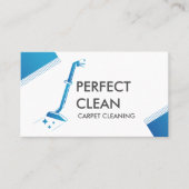 Teppichreinigung und Bodenreinigung B Visitenkarte (Vorderseite)