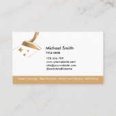 Teppichreinigung und Bodenreinigung B Visitenkarte (Rückseite)