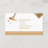 Teppichreinigung und Bodenreinigung B Visitenkarte (Rückseite)