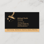 Teppichreinigung und Bodenreinigung B Visitenkarte (Rückseite)