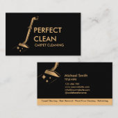 Teppichreinigung und Bodenreinigung B Visitenkarte (Vorne/Hinten)