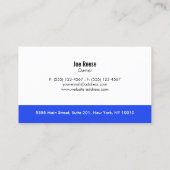 Teppichreinigung Visitenkarte (Rückseite)