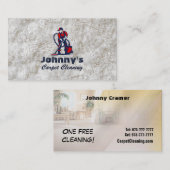 Teppichreinigung Visitenkarten Visitenkarte (Vorne/Hinten)