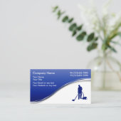 Teppichreinigung Visitenkarten Visitenkarte (Stehend Vorderseite)