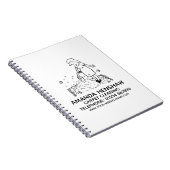 Teppichreinigung WerbeNotebook Notizblock (Rechte Seite)