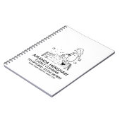 Teppichreinigung WerbeNotebook Notizblock (Linke Seite)