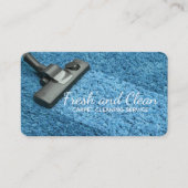 Teppichreinigungsboden Visitenkarte (Vorderseite)