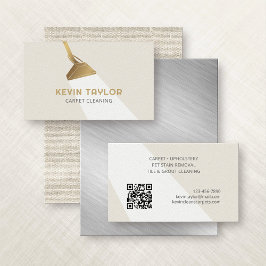 Teppichreinigungskarte Visitenkarte