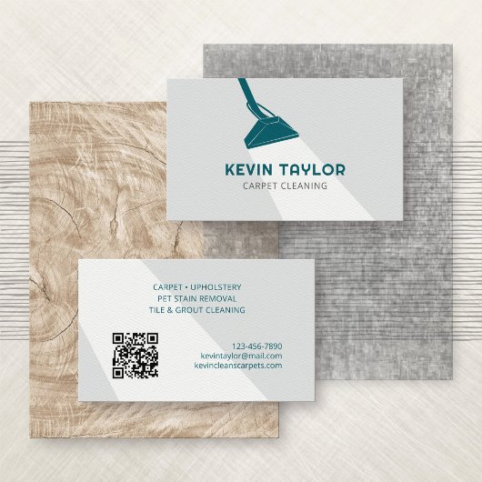 Teppichreinigungskarte Visitenkarte