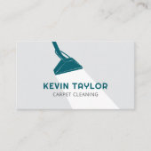 Teppichreinigungskarte Visitenkarte (Vorderseite)