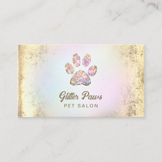 Teppichsalon für Haustiere Visitenkarte (Vorderseite)