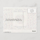 Teppichseite vom Master des Durrow-Buches Postkarte (Rückseite)